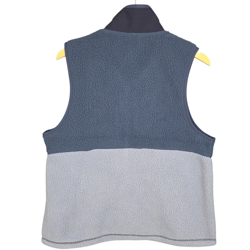 The North Face Cragmont Vest Womens Large Blue Sherpa Fleece Relaxed Fit Zip NEW - Picture 3 of 10